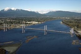 Golden Ears Bridge in Vancouver, BC