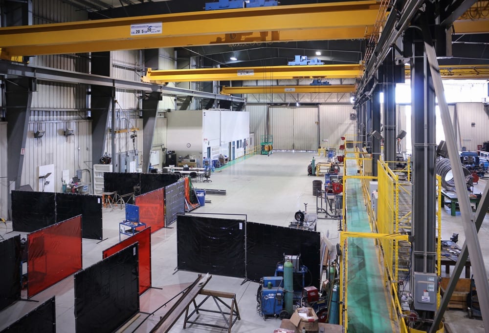 Image from inside AdvanTec Manufacturing's Calgary plant.