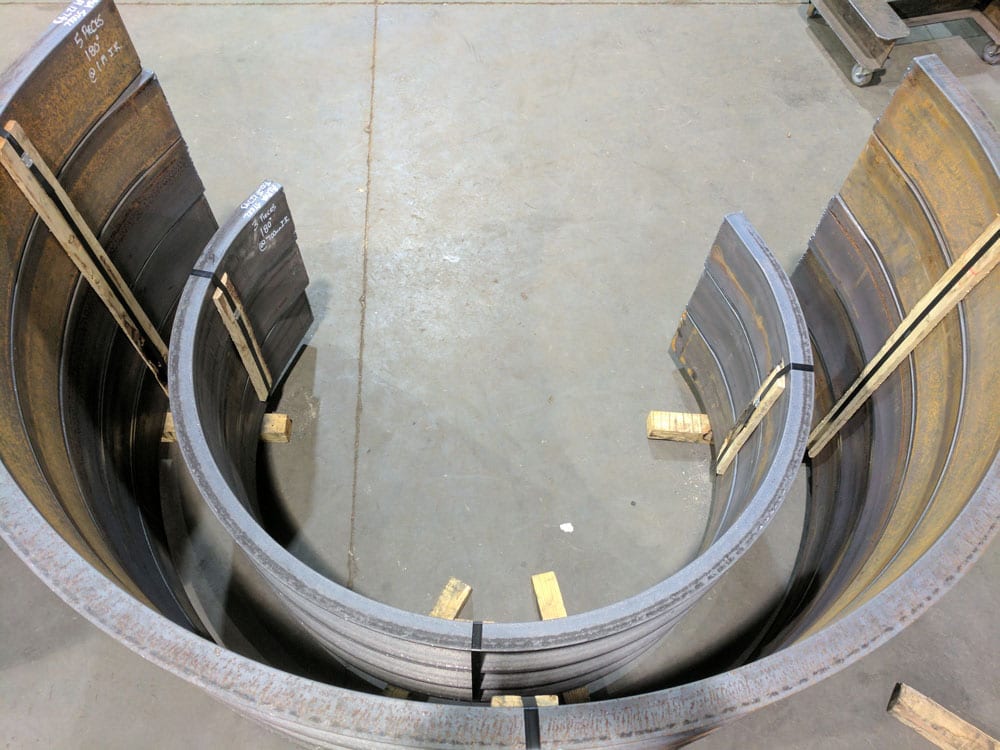 Advanced Bending Technologies structural steel bends.