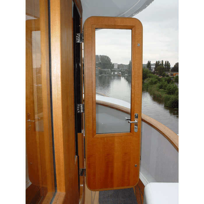 Pacific Coast Marine 1120 door installed on a boat.